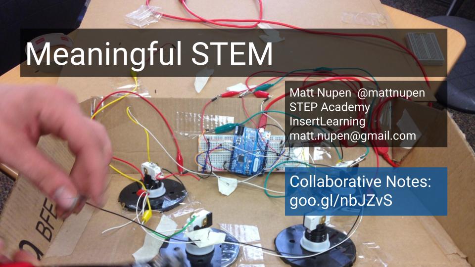 Meaningful STEM